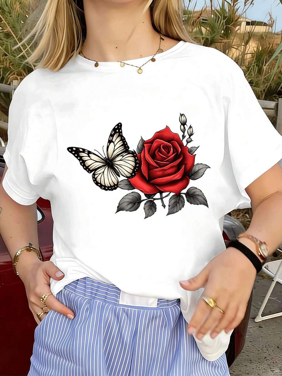 Women T-Shirts - White - View 1