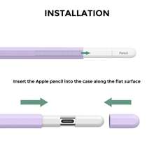 适用于 Apple Pencil Pro 和第二代 Apple Pencil 的硅胶保护套，包含 3 个替换笔尖 - 彩色 - 查看 5