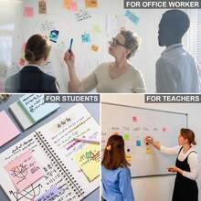 Sticky Notes 3x3, 6 Pack Sticky Pads 50 Sheet/Pad, Bulk Sticky Note Pads, Multicolor Self-Sticky Notes Pad - Teacher Classroom Must Haves, Back To School And Office Supplies Blank Desk Note Pads. - 3inch - View 7
