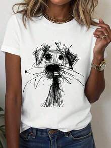 Women T-Shirts - Black - View 8