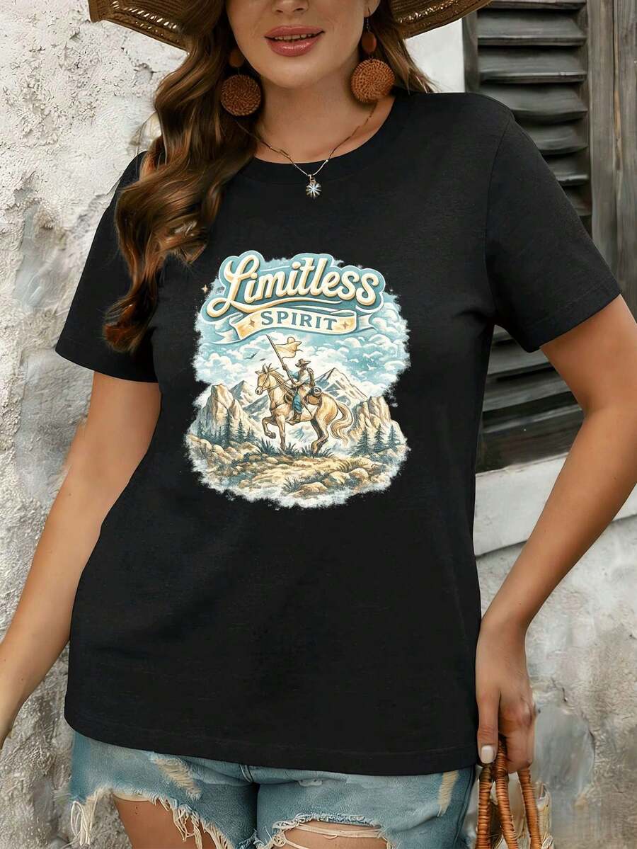Women T-Shirts - Black - View 1