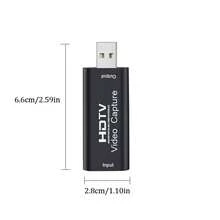 4K高清电视视频采集卡，支持1080P流媒体播放和录制，可通过USB 2.0接口连接高清电视，并可录制到数码单反相机、运动相机、电脑等设备，适用于流媒体播放、直播、视频会议、教学、游戏等场景，兼容Windows/Android/MacOS系统。 - 查看 2