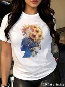 Dam-T-shirts - Vitt - Visa 6