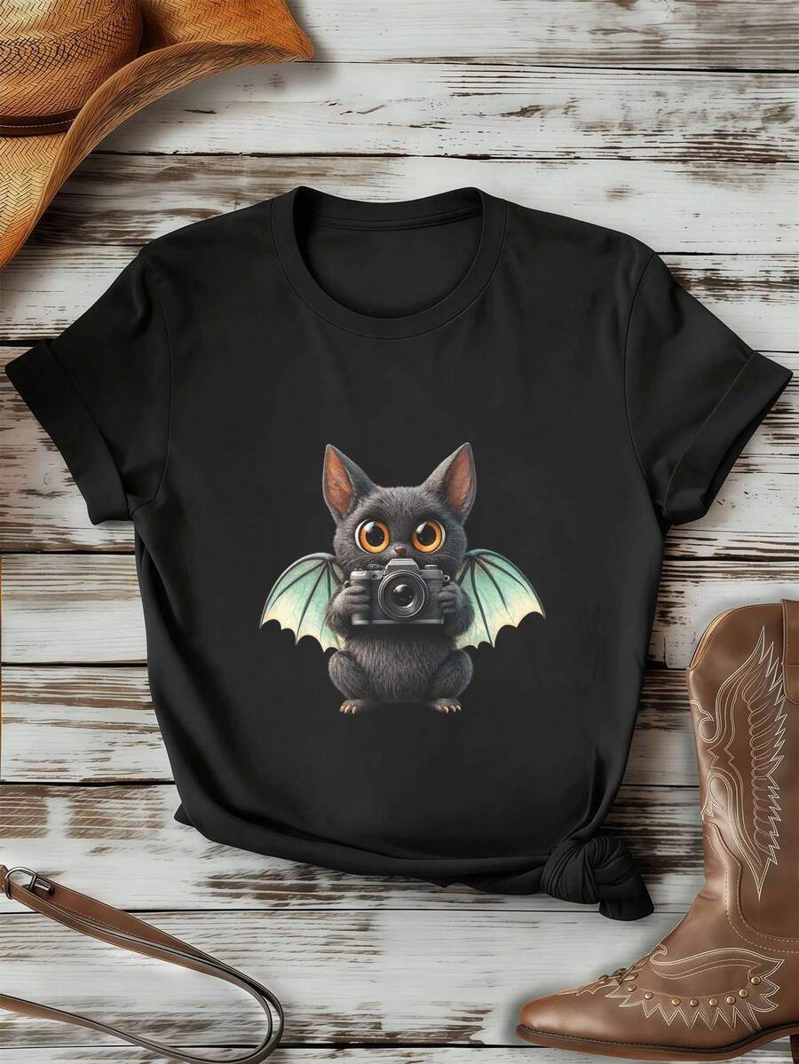 Women T-Shirts - Black - View 1