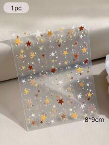 1pc Music Festival Essential! Face Rhinestones + Star Moon European And American Style Stage Makeup Jewel Stickers, Create Atmosphere For Stage Makeup - Multicolor - View 6