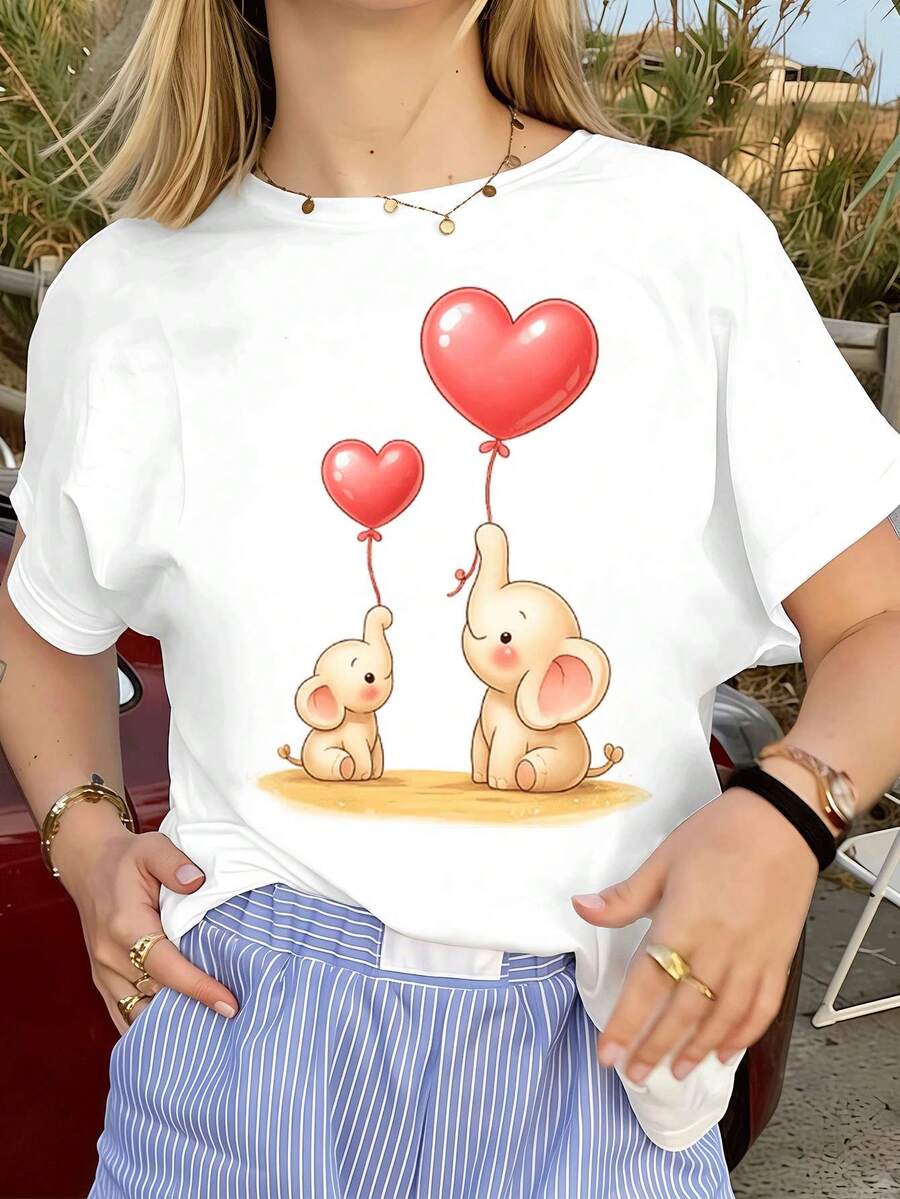 Women T-Shirts - White - View 1