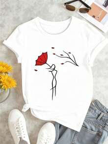 Women T-Shirts - White - View 2