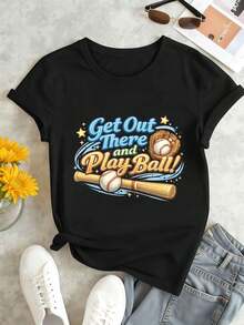 Women T-Shirts - Black - View 1