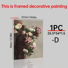 1/9 bức tranh sơn dầu lãng mạn cổ điển trên vải canvas, tranh treo tường trang trí phòng ngủ, nhà cửa, đồ trang trí thẩm mỹ, có khung tùy chọn, tranh trang trí tường phong cách cổ điển nữ thần và hoa, tranh canvas không khung trang trí phòng khách, phòng ngủ, phòng tắm, nhà bếp, văn phòng. - nhiều màu - Xem 58