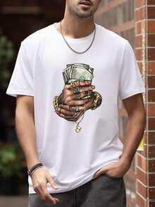 Camisetas de hombre Casual - Blanco - Ver 2