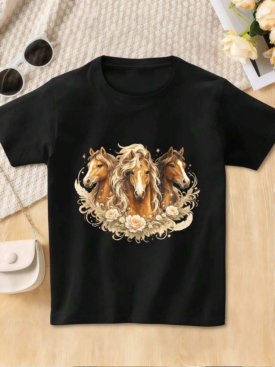 Women T-Shirts - Black - View 1