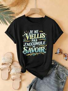 Women T-Shirts - Black - View 2