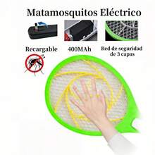Electric Mosquito Racket, Rechargeable Repellent Racket, Three-Layer Encrypted Protective Net To Prevent Accidental Contact, High-Voltage Net For Rapid Mosquito Killing, Easily Repels Mosquitoes, Flies, And Other Flying Insects. Rechargeable And ,  And , Portable Handheld, Suitable For Home, Dorm, Outdoor Camping, Insect Exterminator, Electric Mosquito Racket - US A Type Plug(110-127V) - View 5