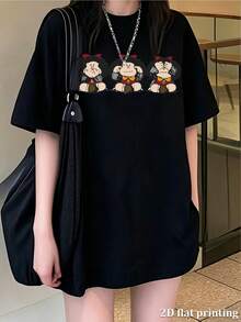 Women T-Shirts - Black - View 6