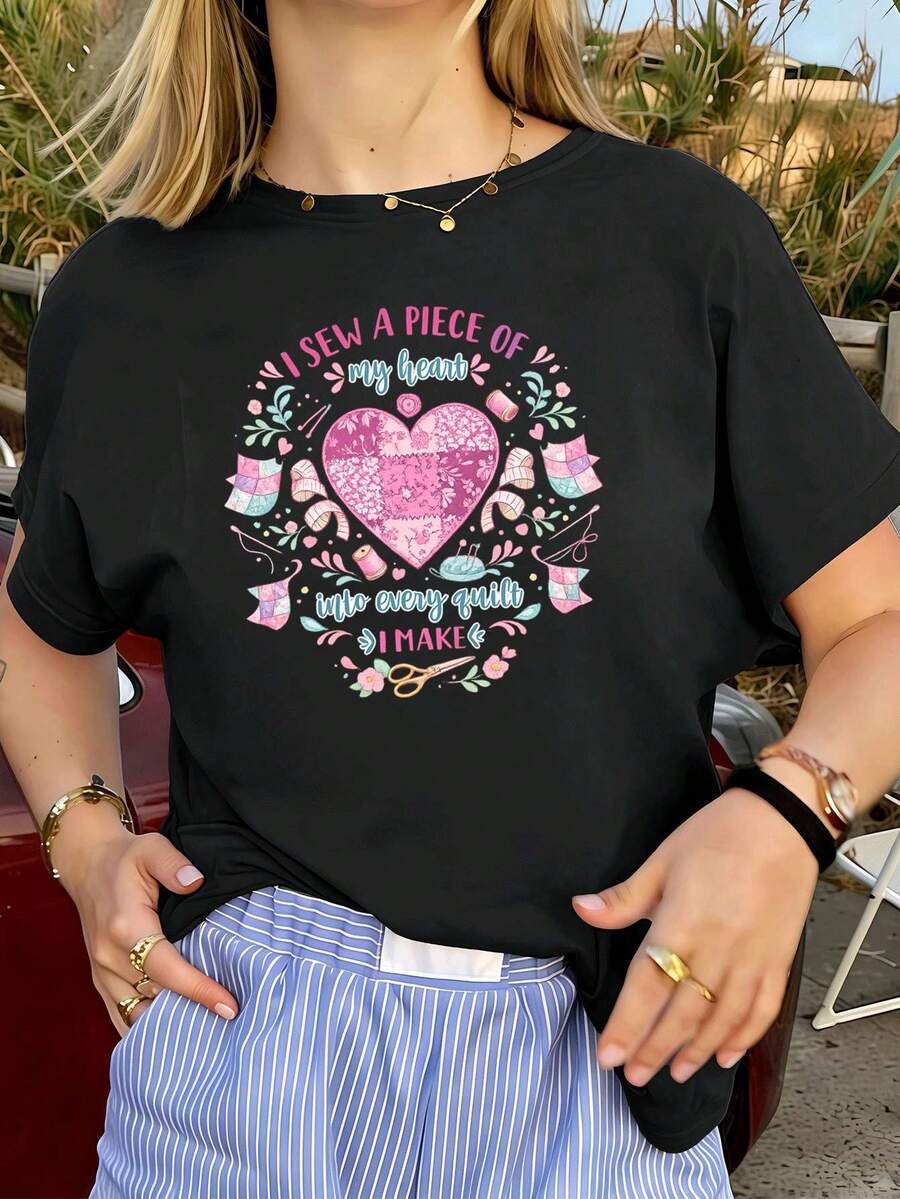 Women T-Shirts - Black - View 1