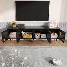 Television Stands & Entertainment Centers - Black - View 2