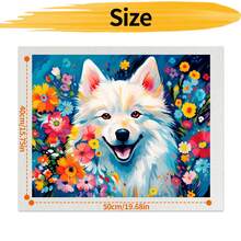 Bộ tranh sơn dầu kỹ thuật số 1 mảnh, kích thước 20 x 16 inch, phù hợp cho người lớn và người mới bắt đầu, không khung, bộ vẽ tranh acrylic dễ dàng tự làm, đồ trang trí nhà cửa, món quà lý tưởng cho sinh nhật, Ngày của Cha, Giáng sinh, Ngày của Mẹ và Ngày Valentine. - Động vật nông thôn - Xem 3