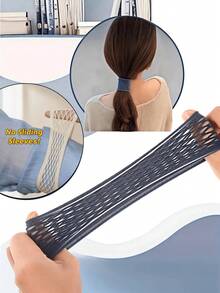 6pcs Adjustable Non-Slip Sleeve Holders Set | Unisex Seamless Shirt Cuff Fasteners | Suitable For Suits, Shirts And Hanfu, Reusable Quick Fix Tool - Multicolor - View 6