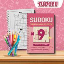 Sudoku Puzzle Workbook Set - From Beginner To Advanced, Fun Number Grid Challenges, Cultivate Focus, Logical Thinking, Patience And Confidence In Problem Solving - Sudoku Book - View 9