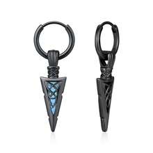 2 đôi bông tai hình kiếm dành cho nam, trang sức phong cách Gothic thời trang, quà tặng. - Bông tai hình kiếm - Xem 12