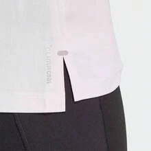 Adidas 速乾涼感跑步女子短袖T卹 - 粉色 - 查看 5