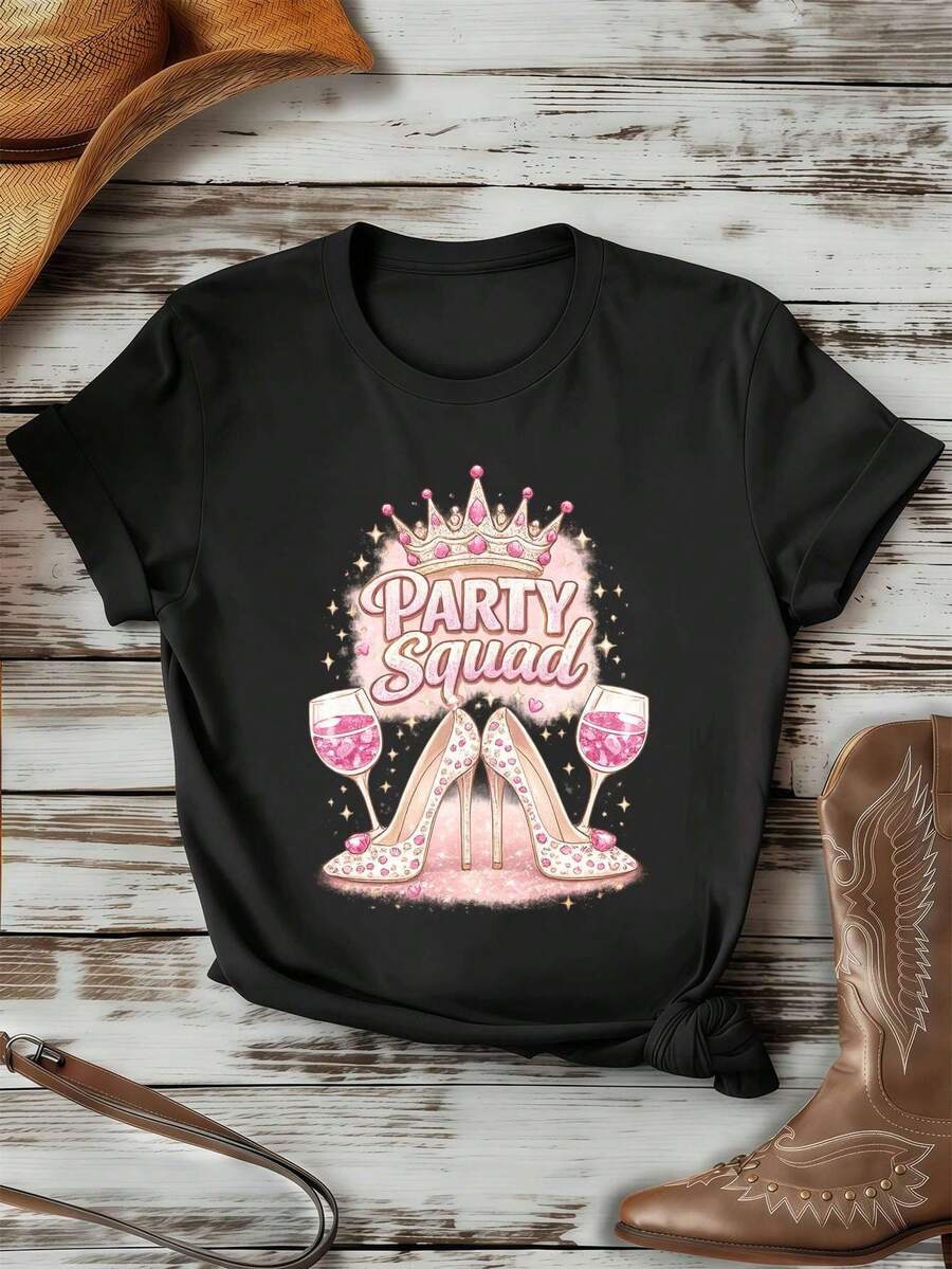 Women T-Shirts - Black - View 1