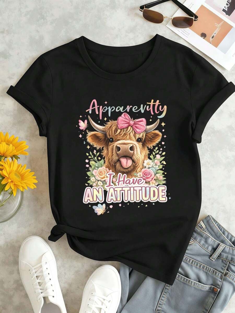 Women T-Shirts - Black - View 1