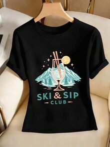 Women T-Shirts - Black - View 2