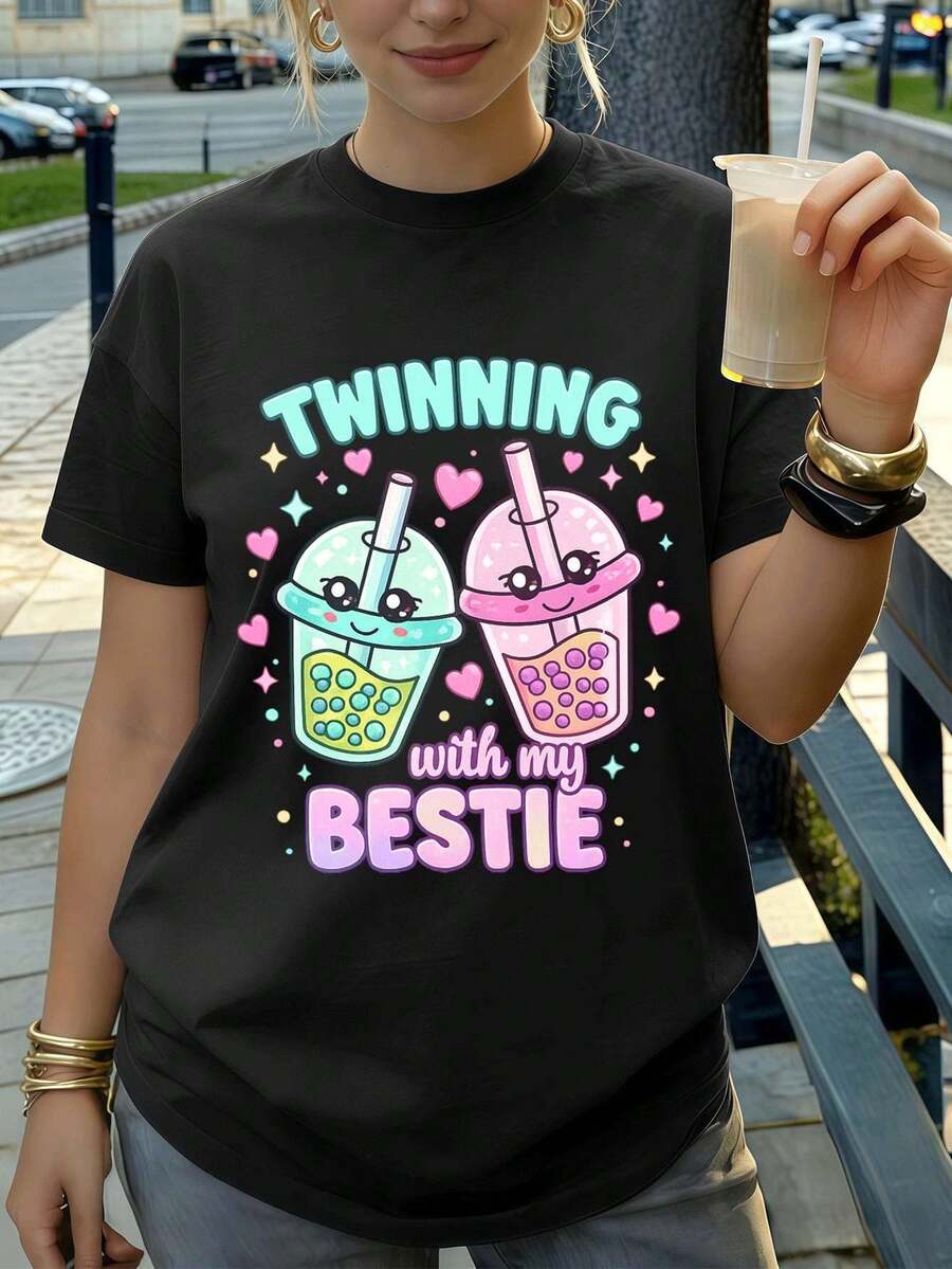 Women T-Shirts - Black - View 1
