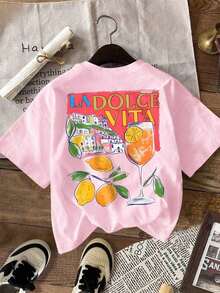 Camiseta de primavera para mujer, ropa de resort, primavera - Rosa 2 - Ver 4