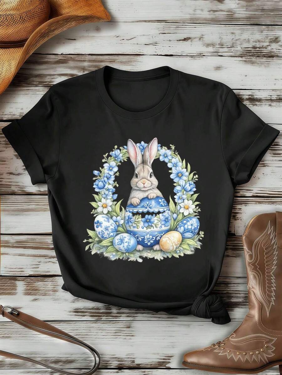Women T-Shirts - Black - View 1