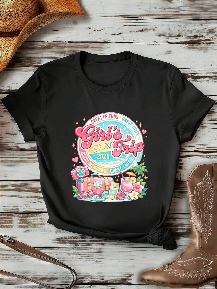 Women T-Shirts - Black - View 1