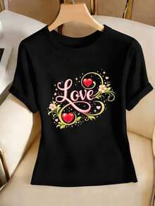 Women T-Shirts - Black - View 2