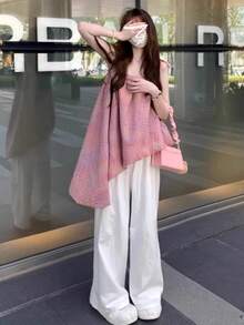 Women Tops - Pink - View 3