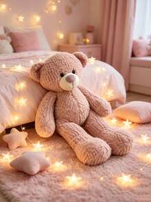 15.75 Inch/40cm Super Soft Plush Giant Pink Teddy Bear Stuffed Animal Doll, Cute Cuddly Oversized Plush Doll, Perfect Gift For Babies, Newborns, Kids, Baby Shower, Birthday, Christmas, Valentine's Day, Decorative Accent For Home - Baby Pink - View 3
