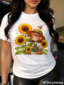 Women T-Shirts - White - View 6