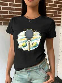 Women T-Shirts - Black - View 2