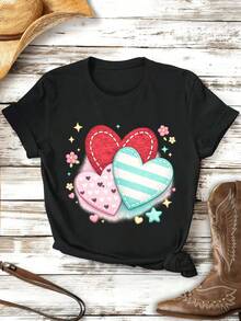 Women T-Shirts - Black - View 2