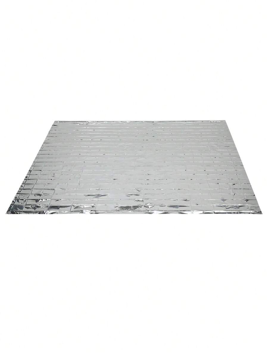 CAMEL CROWN Manta térmica de emergencia, manta de prevención de hipotermia para exteriores, equipo de protección contra el frío reforzado, manta de calentamiento y salvamento, manta de primeros auxilios para exteriores - Plateado - Ver 1