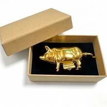 1. 复古风格小猪迷你卷尺，复古金属小猪软卷尺，用于缝纫和手工制作，可爱的小猪缝纫卷尺测量工具，是拼布爱好者、工匠和收藏家的独特礼物 - A - 查看 9
