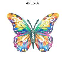 Large Colorful Metal Butterfly Decoration, Outdoor Garden Wall Decoration Metal Butterfly Statue Wall Decoration, Suitable For Walls, Patios,Home, Terraces, Easy To Hang On Lawns And Fences, Ideal Gift For Family And Friends. - Butterfly Decorations - View 14