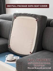 1 tấm bọc ghế sofa co giãn, chống trượt, phủ toàn bộ bề mặt, bọc đệm sofa đa năng dùng được cả bốn mùa, vải dày dặn, có thể giặt máy, chống bụi, thân thiện với thú cưng, phù hợp cho phòng ngủ, văn phòng, phòng khách, sofa hình chữ L và sofa 1/2/3/4 chỗ ngồi. - Màu xám đen - Xem 9