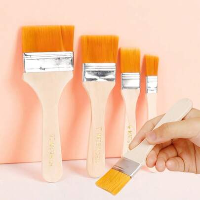 5/10 piezas Juego de pinceles multifuncionales, pinceles para tablero de dibujo, pinceles de pintura al óleo, pinceles para pared, juego de útiles escolares, juego de plumas acuarela, juego de pinceles de artista, adecuado tanto para estudiantes como para adultos para pintura y creación artística, también adecuado para arte mural, temporada de regreso a clases, útiles escolares