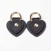2pcs DIY Bag Buckles, Strap Connectors, Handmade Bag Replacement Parts, Wallet Gift Making, PU Leather Strap Hooks, DIY Wallet Making Accessories Travel Essential Holiday Essential - Multicolor - View 9