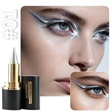 Waterproof Eyeliner Pencil, Long-Wearing Gel Eyeliner For Professional Makeup, 1 Count 4 Color - 彩色 - 查看 12