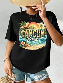 Women T-Shirts - Black - View 2