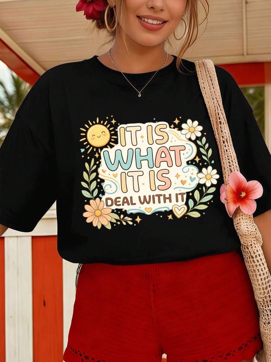 Women T-Shirts - Black - View 1