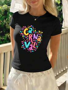 Women T-Shirts - Black - View 1