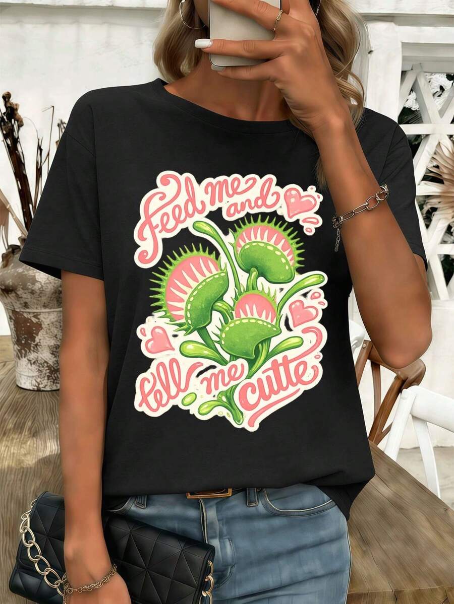Women T-Shirts - Black - View 1