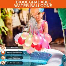 111/1332pcs Water Balloons Quick Fill Water For Pools, Fighting, Water Companions, Water Balloons For Outdoor Family, Friends, Backyard Summer Splash - Multicolor - View 6